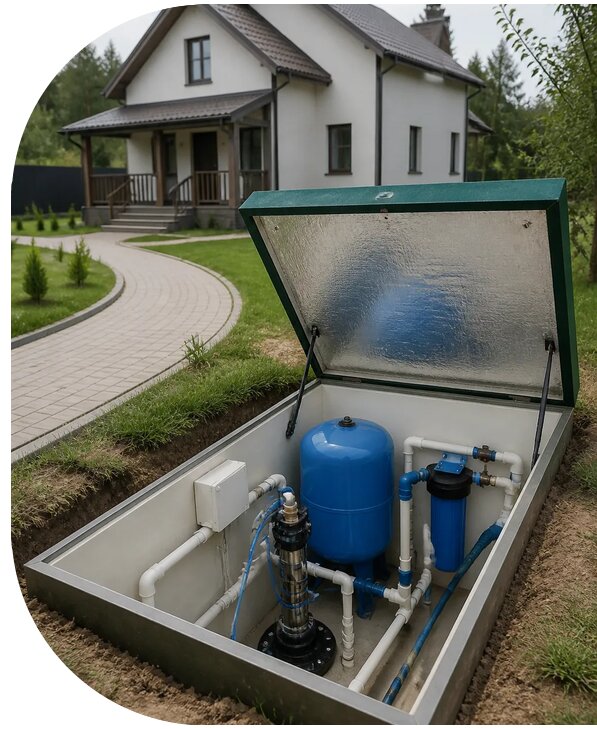 Автономное водоснабжение дома в Вятских Поляне от 152250 р. | АПаруса-Втс